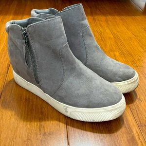 Grey Sneaker Booties Women’s size 8.5